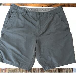 Nordic track Men’s Grey Shorts 42x10 7‎ Pocket Trail Hike Cargo